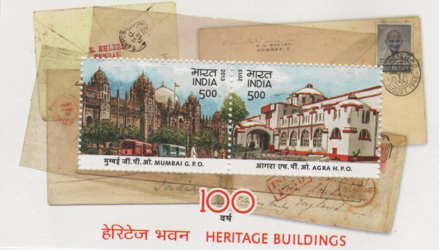 2013 India Heritage Buildings-Miniature Sheet Stamp Set( 12th April 2013)