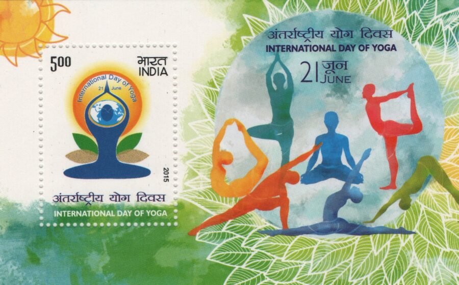 2015 International Day of Yoga-Miniature Sheet Stamp( 21st June 2015)