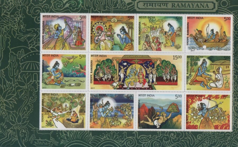 Miniature Sheet – Indian Ramayana Stamp (22nd Sept 2017)