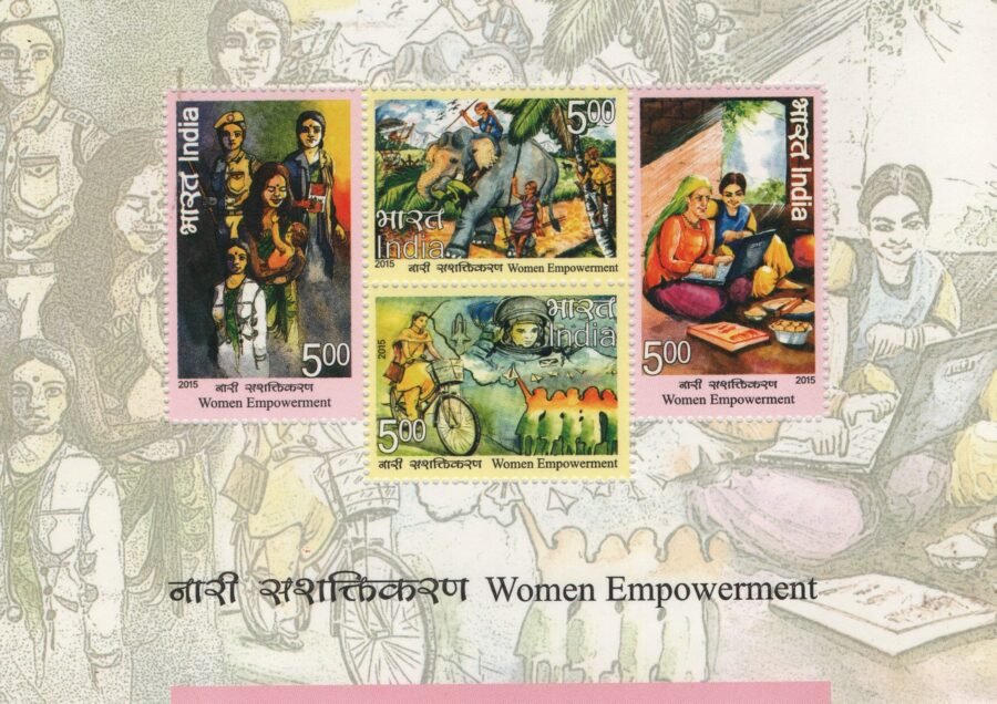 Indian Miniature Stamp -Women Empowerment (2nd Sept 2015 )
