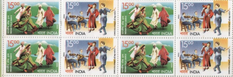 2006 Indo Cyprus Joint Issue -Block Of 4-Sheetlet Stamp ( 12th April 2006)