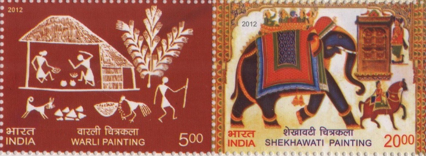 Single Sheetlet Shekhawati and warli