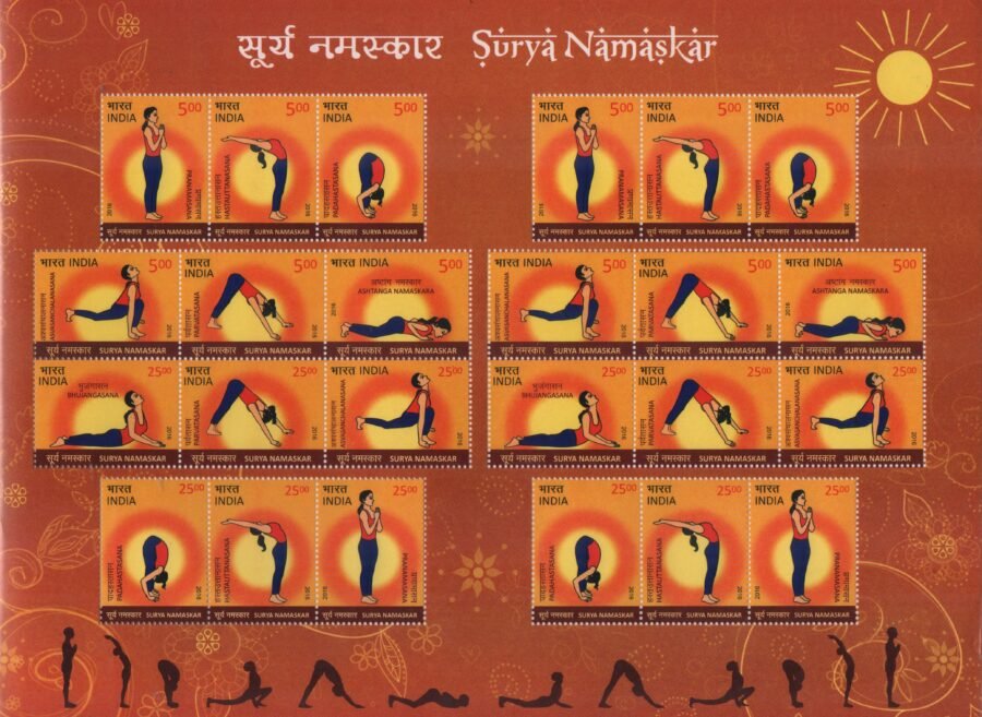 Surya Namaskar-Sheetlet Sheet(20th June 2016)