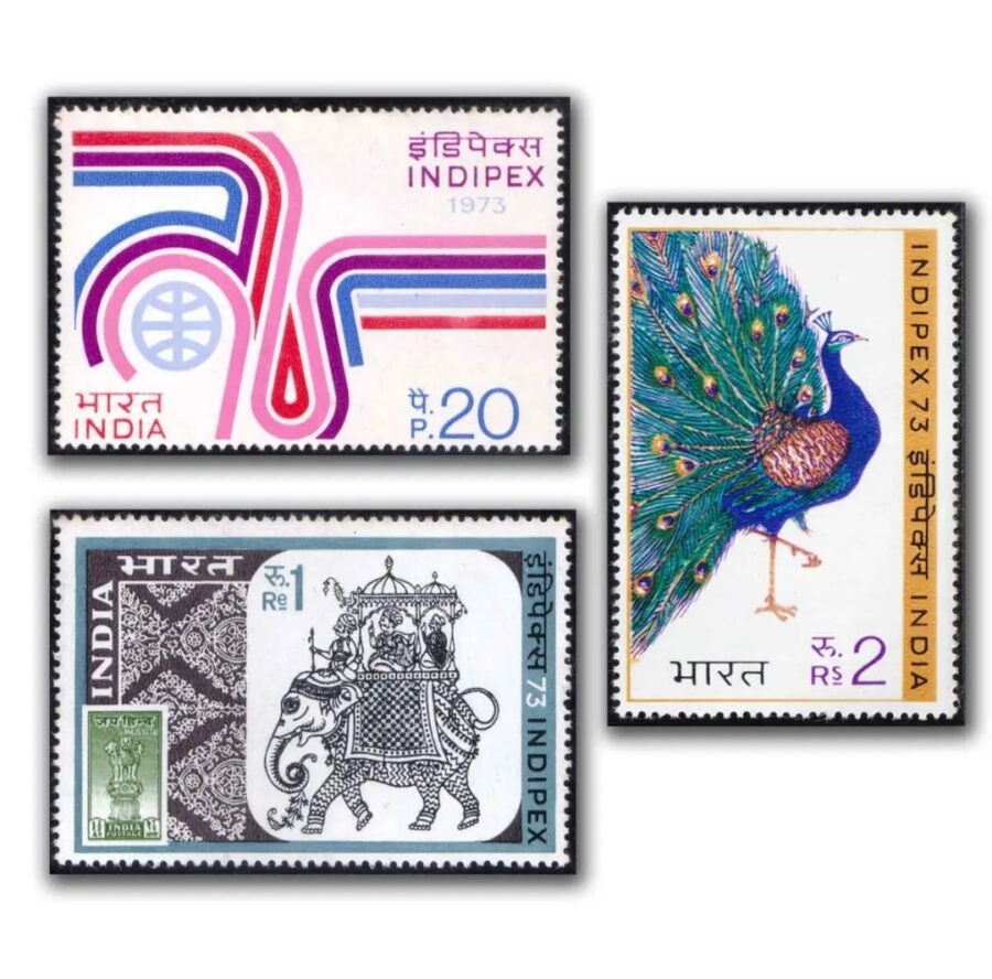 1973 Indepex -73 -Single Stamp(14th Nov)(set of 3)