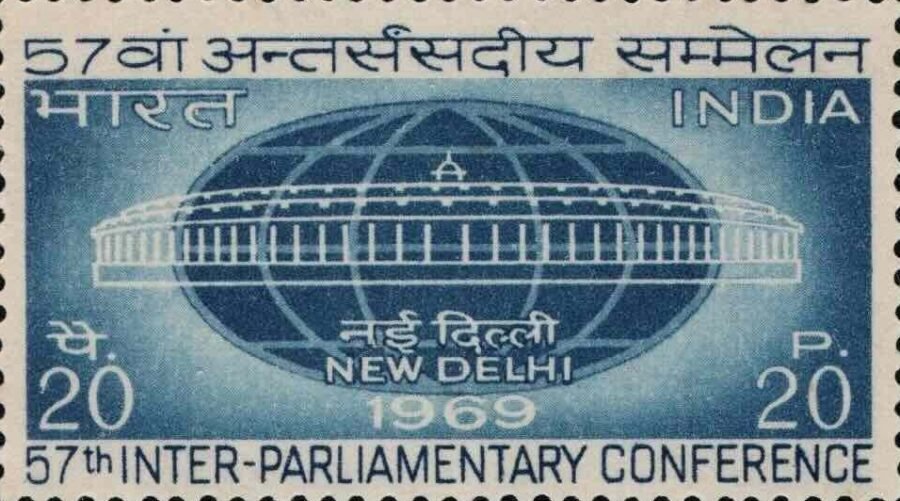1969, 57th Inter-Parliamentary Conference,New Delhi-Single Stamp( 30th Oct)