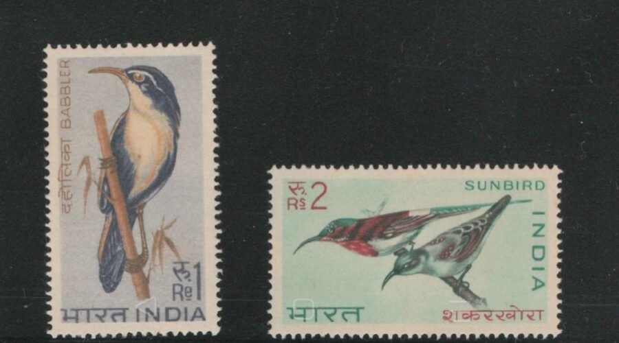 1968 Indian Birds-Single Stamp(31st Dec) (Set Of 4)
