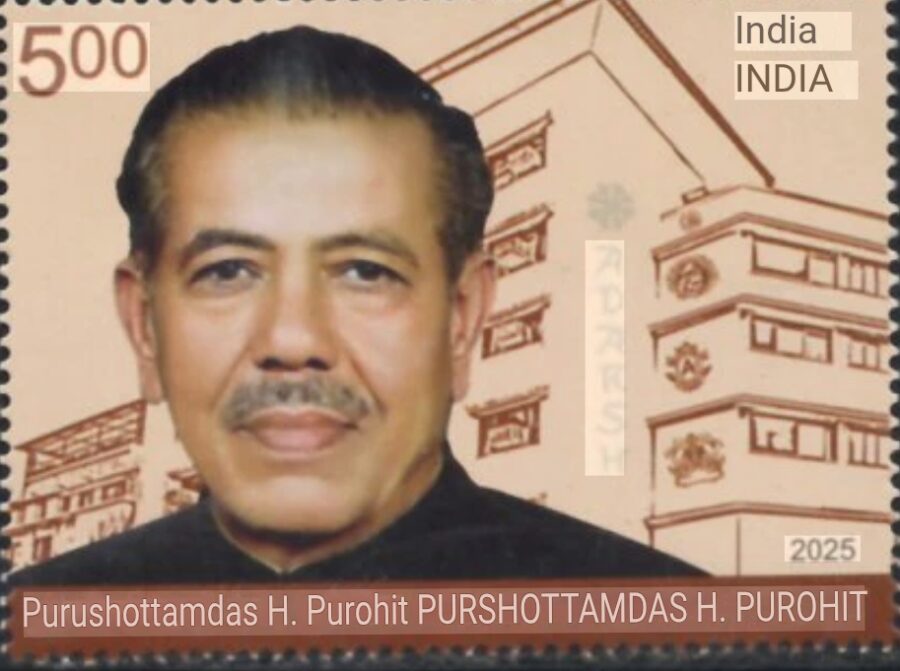 2025 Purshottamdas H. Purohit-Single Stamp(2nd Aug)