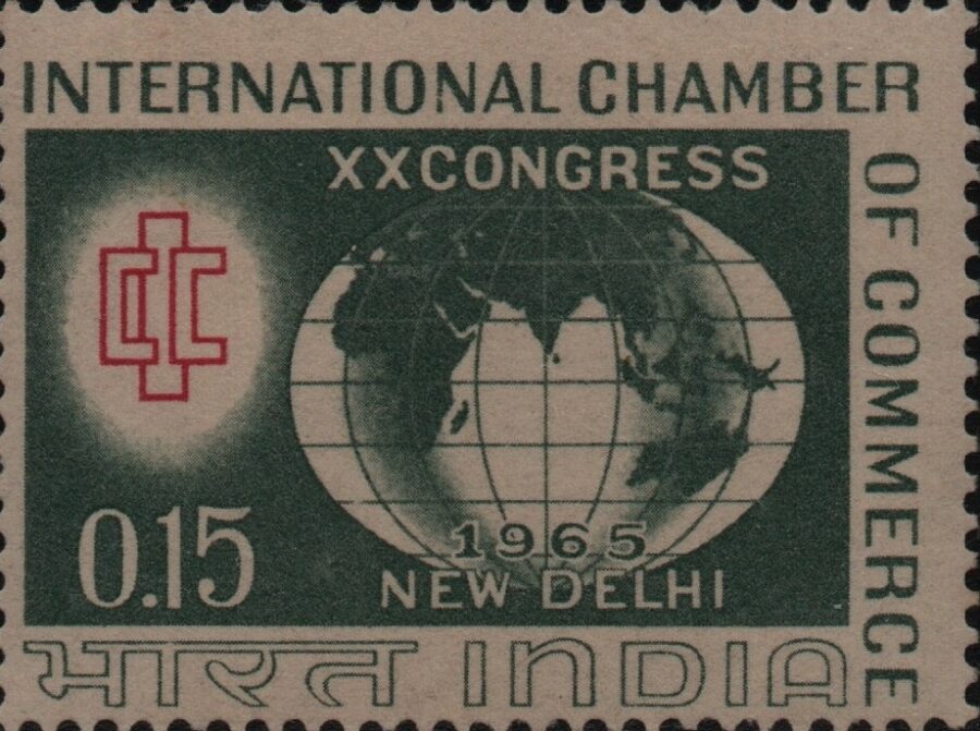 1965, 20th International Chamber of Commerce, Congress (New Delhi)-Single Stamps(8th Feb)