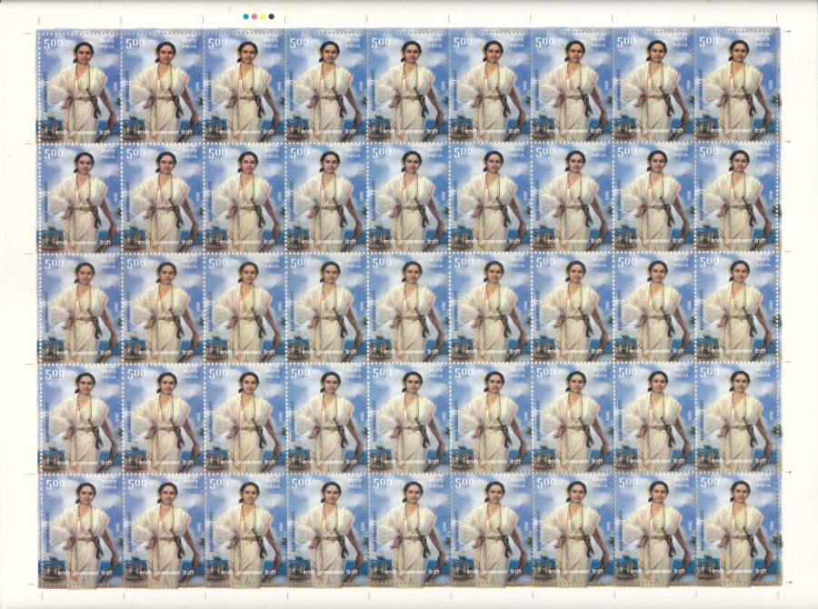 2023 Rani Abbakka Devi-Full Sheet Stamp(15th Dec)(45 Stamps)
