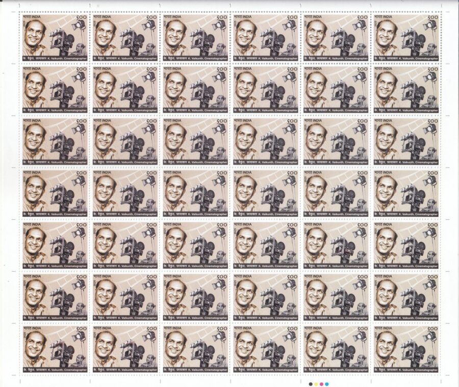2025 K. Vaikunth, Cinematographer-Full Sheet Stamp(27th Nov)(42 Stamps)