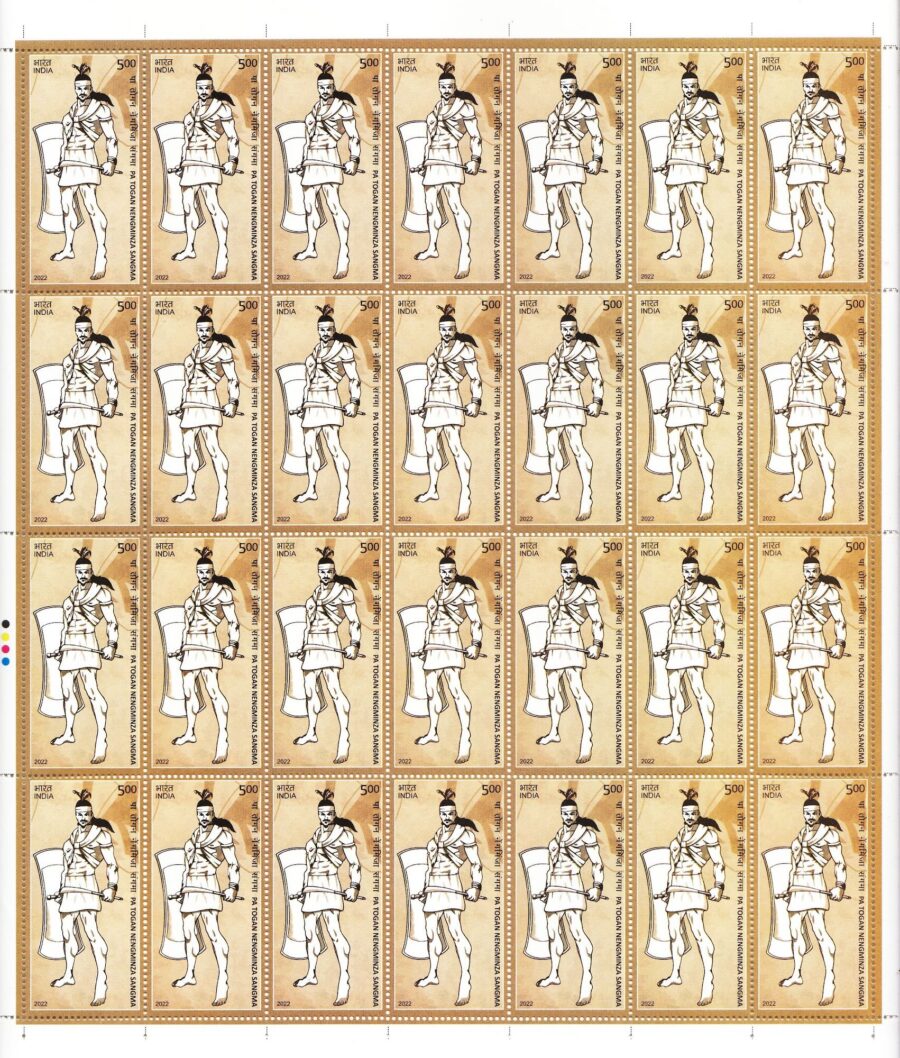 2022 Pa Togan Nengminza Sangma-Full Sheet Stamp(12th Dec)(28 stamps)